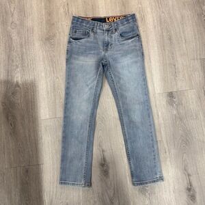 Levi's 510 Skinny Jeans Girls 8 Reg Blue Stretch Denim 24x23.5